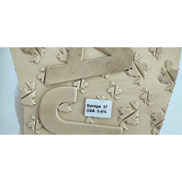 Pajar Fuzzy Slingback Womens Slippers Mara In Cream Size 37 6 6.5 - Picture 7 of 11